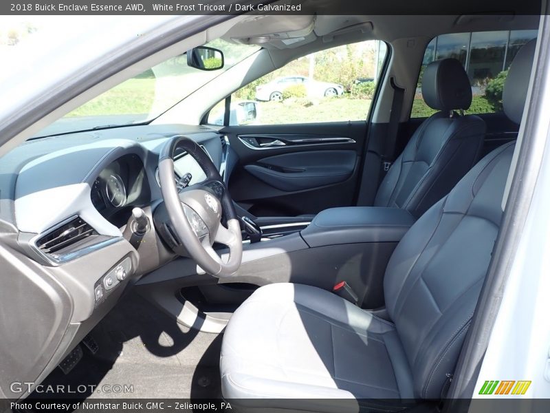 White Frost Tricoat / Dark Galvanized 2018 Buick Enclave Essence AWD