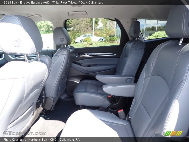 White Frost Tricoat / Dark Galvanized 2018 Buick Enclave Essence AWD