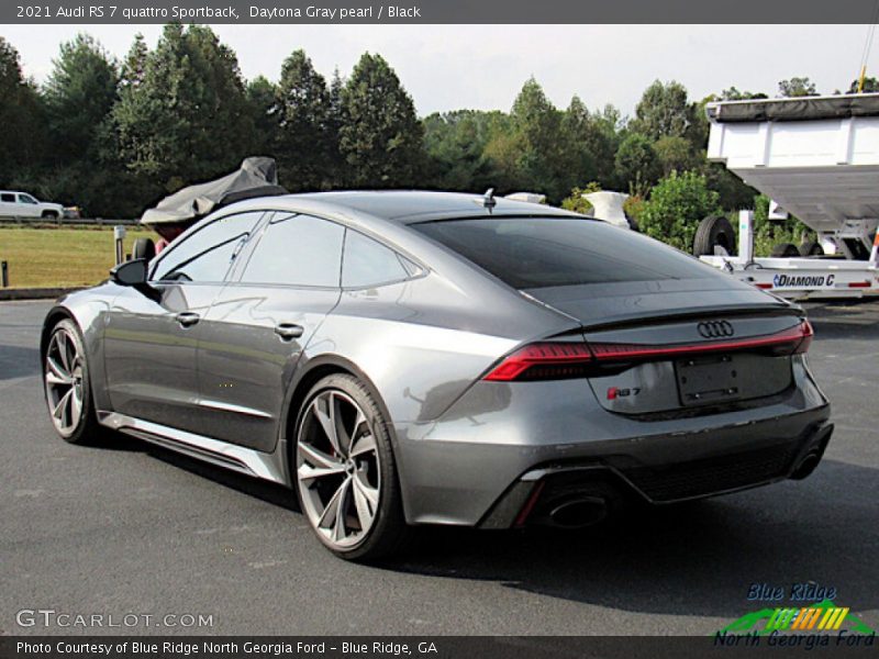Daytona Gray pearl / Black 2021 Audi RS 7 quattro Sportback