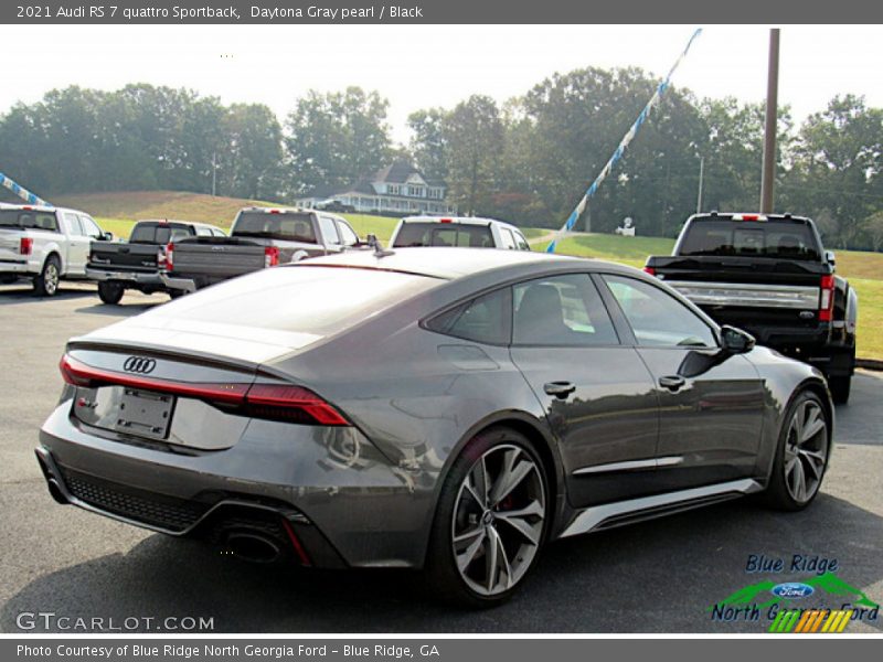 Daytona Gray pearl / Black 2021 Audi RS 7 quattro Sportback