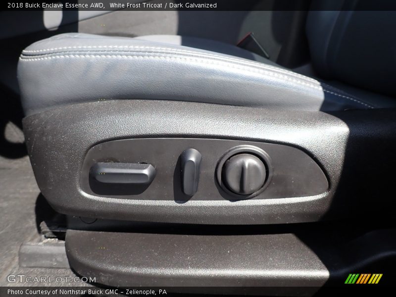 White Frost Tricoat / Dark Galvanized 2018 Buick Enclave Essence AWD