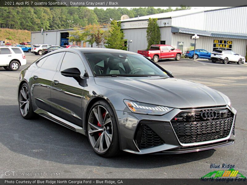 Daytona Gray pearl / Black 2021 Audi RS 7 quattro Sportback