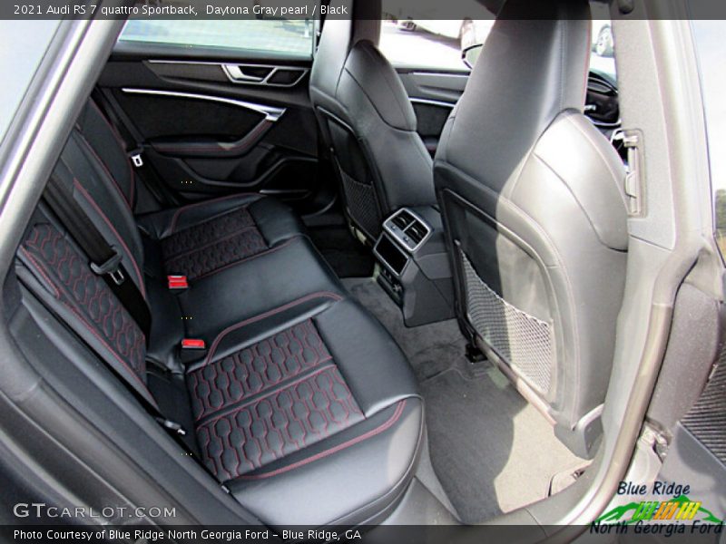 Rear Seat of 2021 RS 7 quattro Sportback