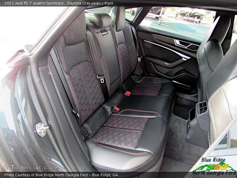 Rear Seat of 2021 RS 7 quattro Sportback