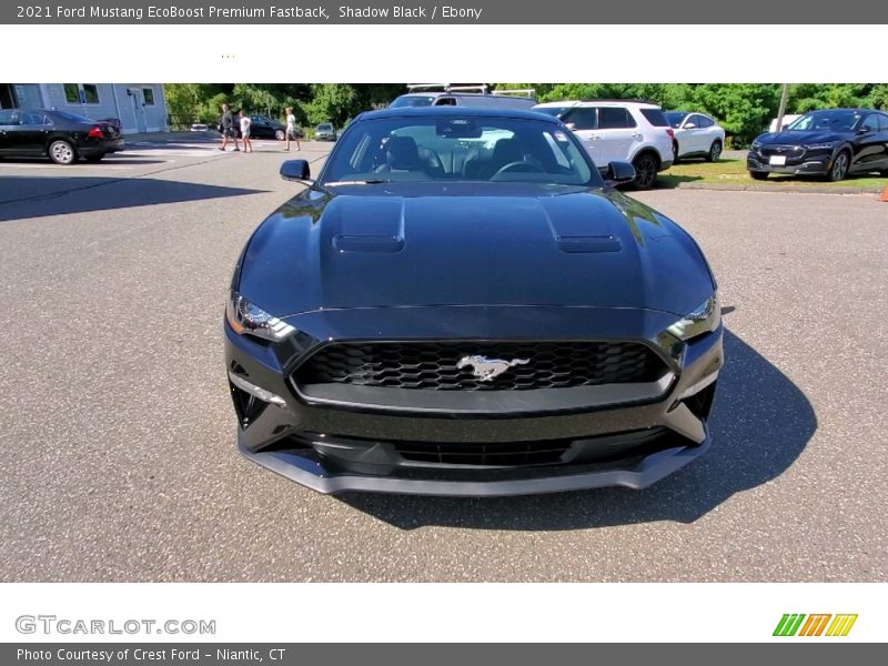 Shadow Black / Ebony 2021 Ford Mustang EcoBoost Premium Fastback