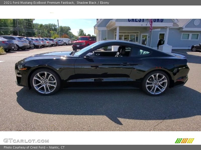 Shadow Black / Ebony 2021 Ford Mustang EcoBoost Premium Fastback