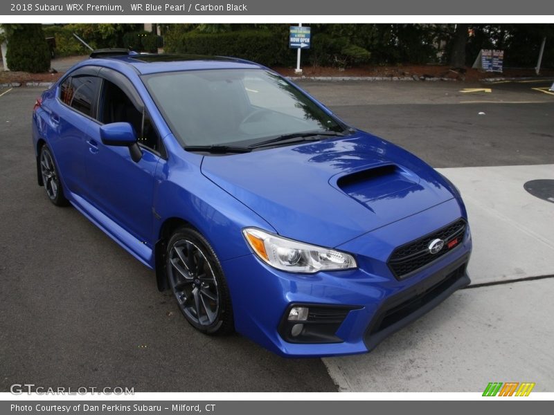 WR Blue Pearl / Carbon Black 2018 Subaru WRX Premium