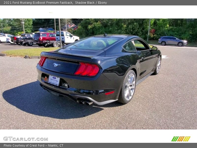 Shadow Black / Ebony 2021 Ford Mustang EcoBoost Premium Fastback