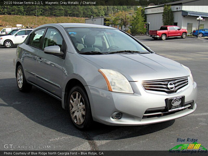 Magnetic Gray Metallic / Charcoal 2010 Nissan Sentra 2.0 S