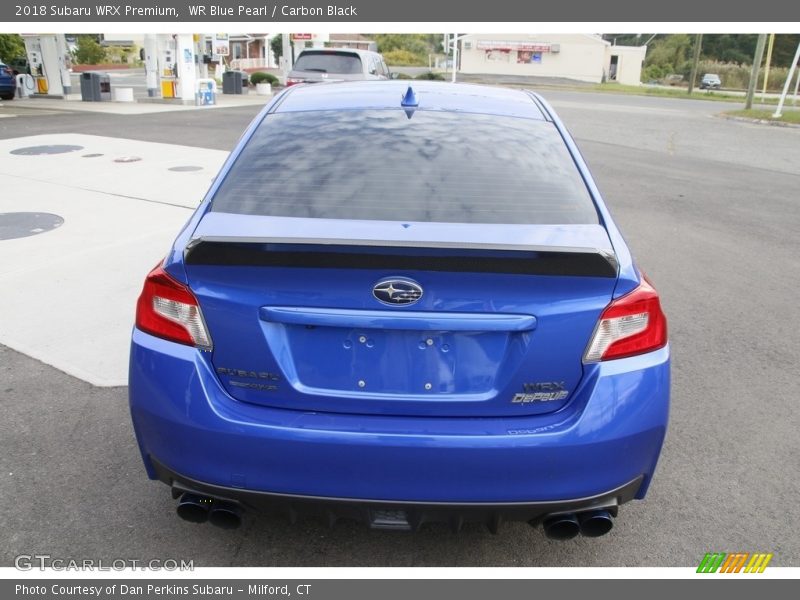WR Blue Pearl / Carbon Black 2018 Subaru WRX Premium