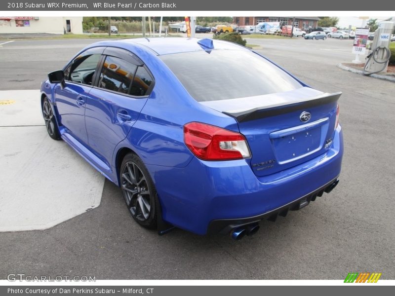WR Blue Pearl / Carbon Black 2018 Subaru WRX Premium