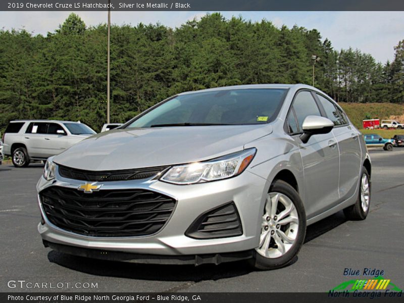 Silver Ice Metallic / Black 2019 Chevrolet Cruze LS Hatchback