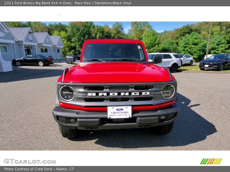 Race Red / Sandstone/Black Onyx 2021 Ford Bronco Big Bend 4x4 4-Door