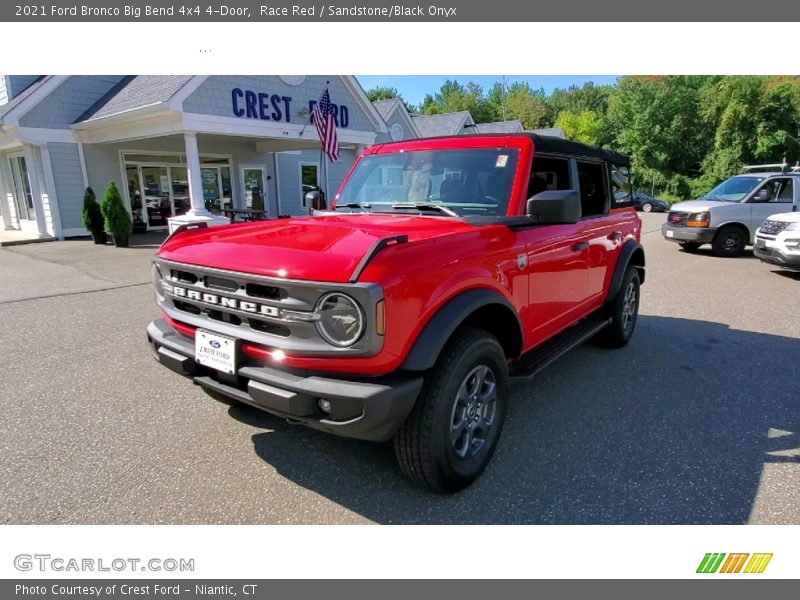 Race Red / Sandstone/Black Onyx 2021 Ford Bronco Big Bend 4x4 4-Door