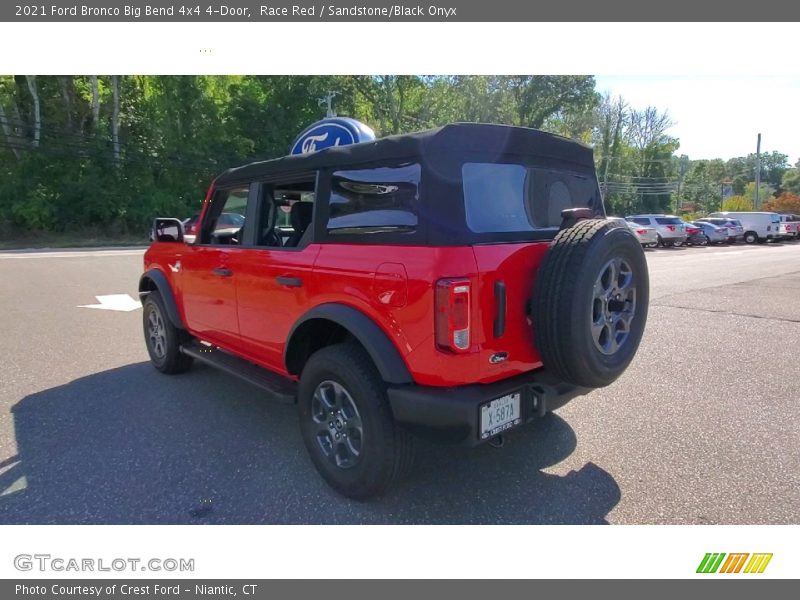 Race Red / Sandstone/Black Onyx 2021 Ford Bronco Big Bend 4x4 4-Door