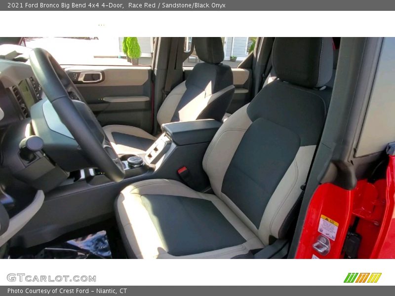 Front Seat of 2021 Bronco Big Bend 4x4 4-Door