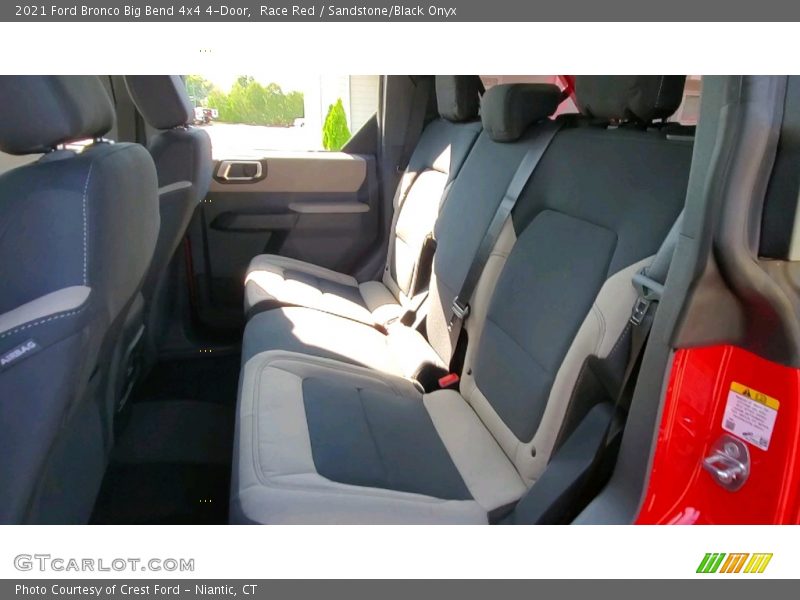 Rear Seat of 2021 Bronco Big Bend 4x4 4-Door