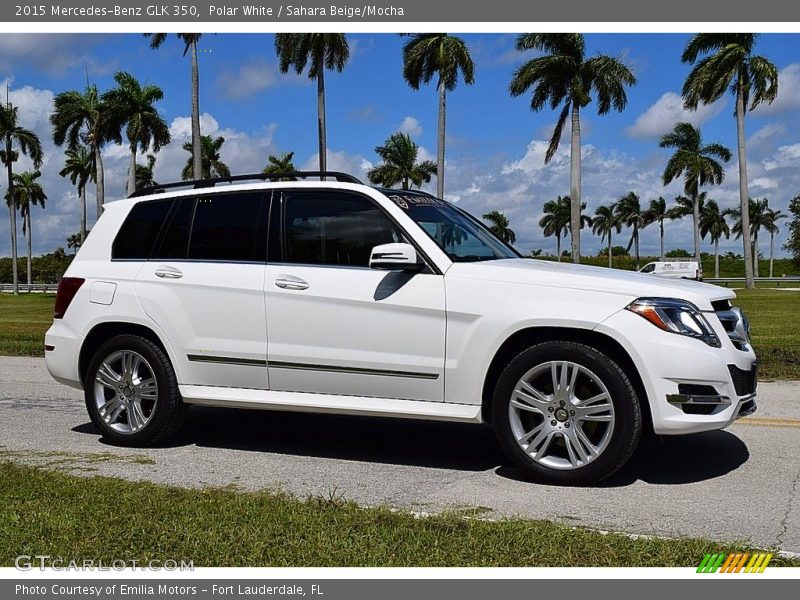 Polar White / Sahara Beige/Mocha 2015 Mercedes-Benz GLK 350