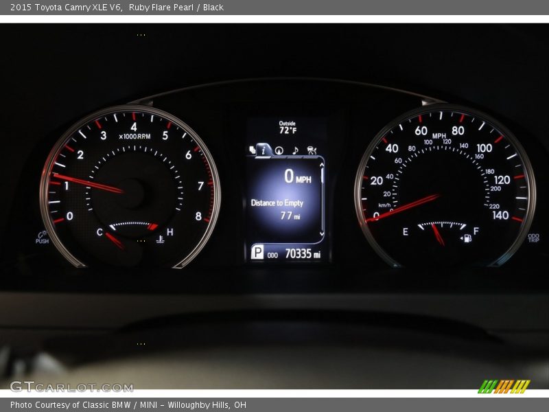  2015 Camry XLE V6 XLE V6 Gauges