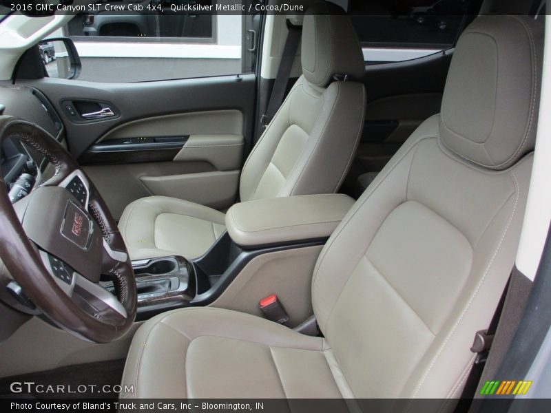 Quicksilver Metallic / Cocoa/Dune 2016 GMC Canyon SLT Crew Cab 4x4