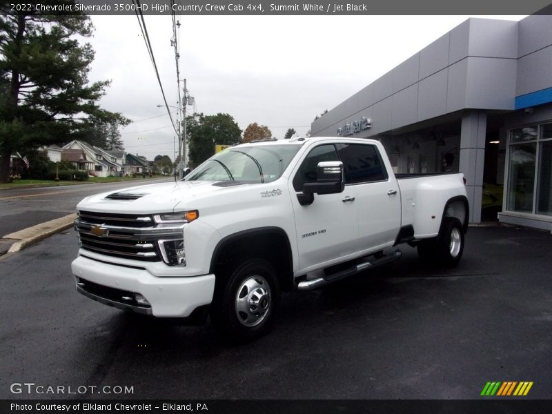 Summit White / Jet Black 2022 Chevrolet Silverado 3500HD High Country Crew Cab 4x4