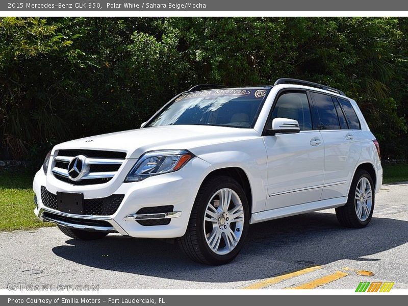 Polar White / Sahara Beige/Mocha 2015 Mercedes-Benz GLK 350