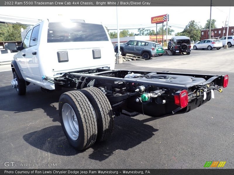 Bright White / Black/Diesel Gray 2022 Ram 5500 Tradesman Crew Cab 4x4 Chassis
