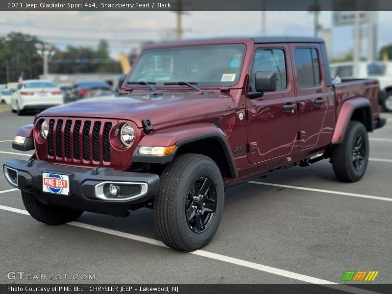 Snazzberry Pearl / Black 2021 Jeep Gladiator Sport 4x4