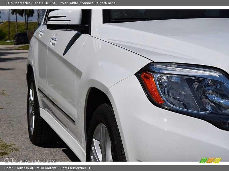 Polar White / Sahara Beige/Mocha 2015 Mercedes-Benz GLK 350