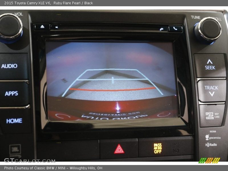 Ruby Flare Pearl / Black 2015 Toyota Camry XLE V6