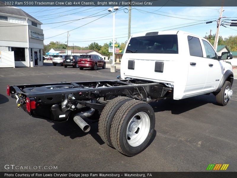 Bright White / Black/Diesel Gray 2022 Ram 5500 Tradesman Crew Cab 4x4 Chassis