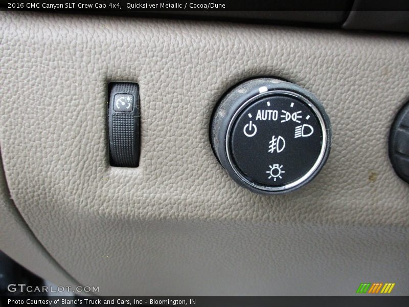 Quicksilver Metallic / Cocoa/Dune 2016 GMC Canyon SLT Crew Cab 4x4