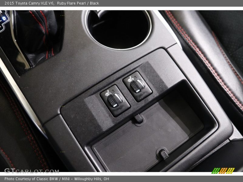 Ruby Flare Pearl / Black 2015 Toyota Camry XLE V6