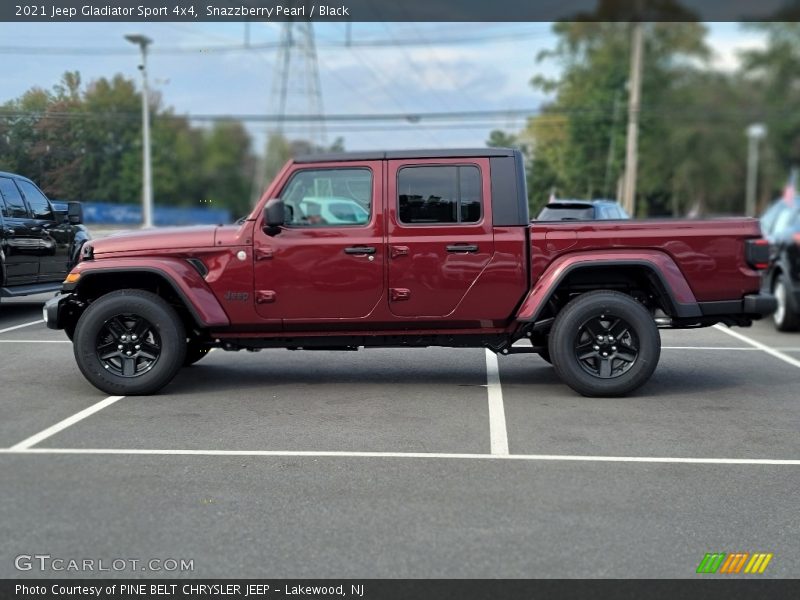 Snazzberry Pearl / Black 2021 Jeep Gladiator Sport 4x4