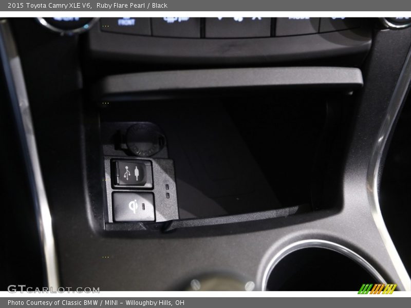 Ruby Flare Pearl / Black 2015 Toyota Camry XLE V6