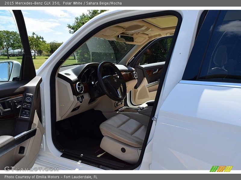 Polar White / Sahara Beige/Mocha 2015 Mercedes-Benz GLK 350