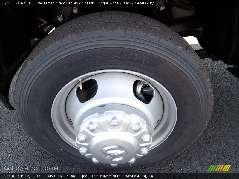Bright White / Black/Diesel Gray 2022 Ram 5500 Tradesman Crew Cab 4x4 Chassis