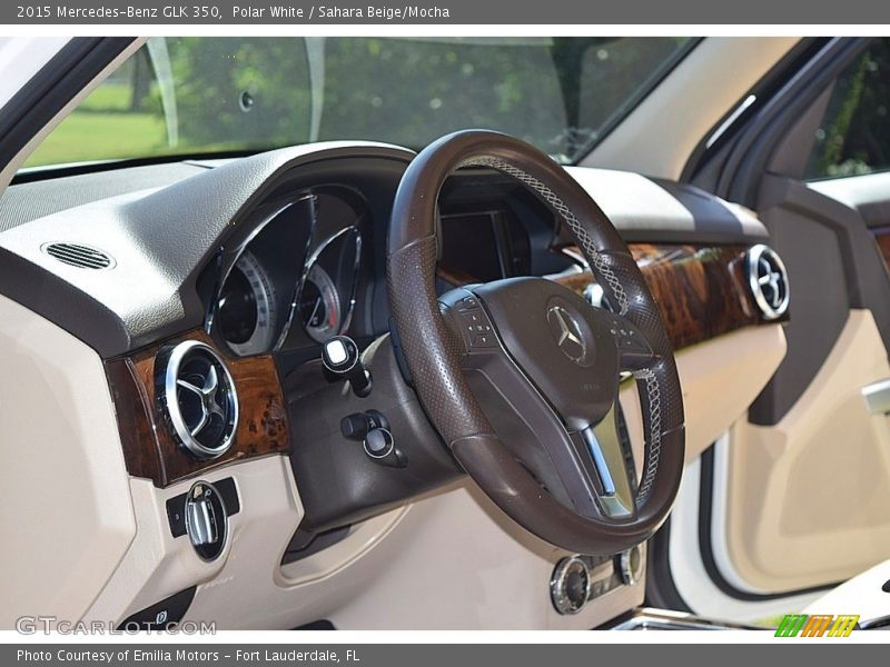 Polar White / Sahara Beige/Mocha 2015 Mercedes-Benz GLK 350