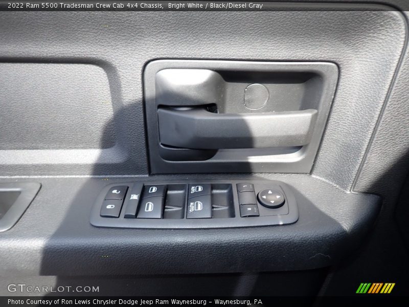 Bright White / Black/Diesel Gray 2022 Ram 5500 Tradesman Crew Cab 4x4 Chassis