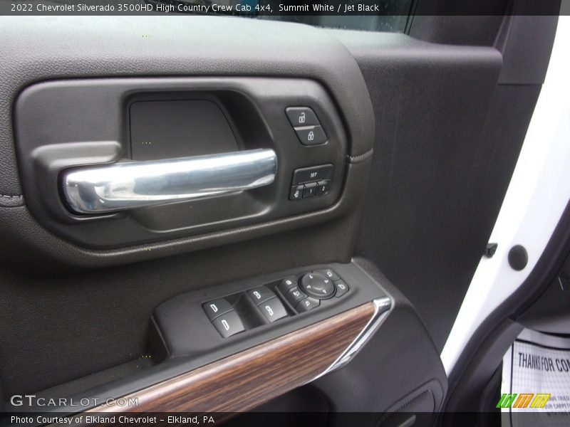 Summit White / Jet Black 2022 Chevrolet Silverado 3500HD High Country Crew Cab 4x4