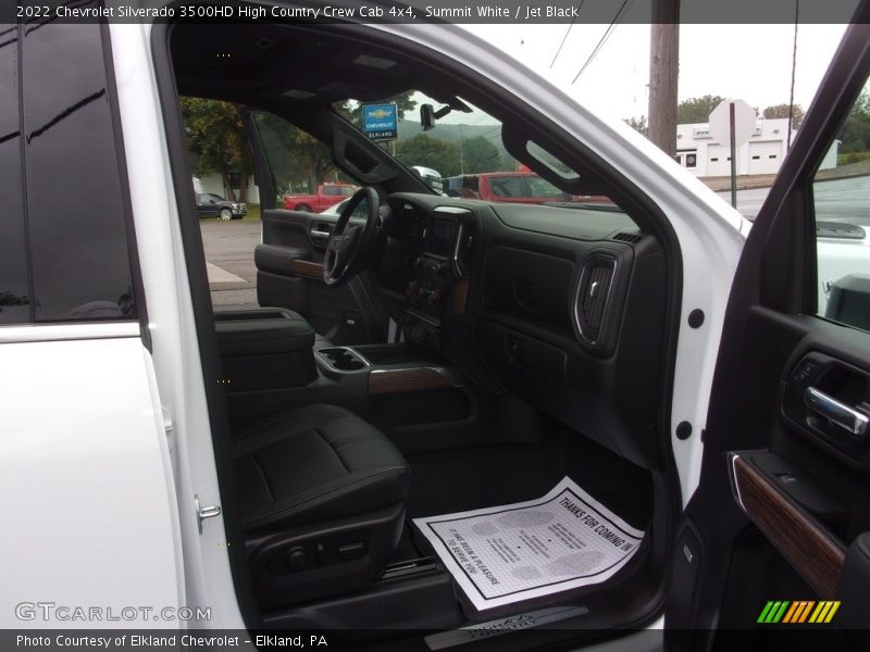 Summit White / Jet Black 2022 Chevrolet Silverado 3500HD High Country Crew Cab 4x4