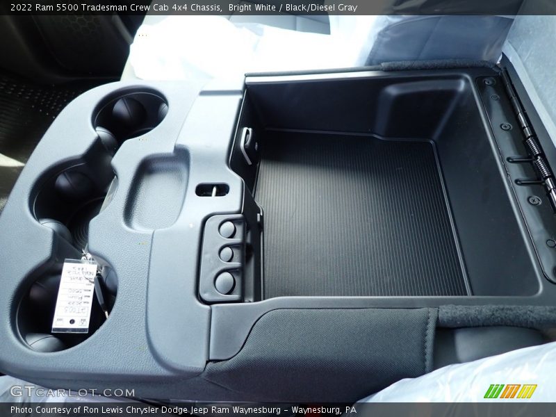 Bright White / Black/Diesel Gray 2022 Ram 5500 Tradesman Crew Cab 4x4 Chassis