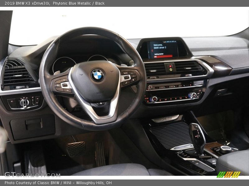 Phytonic Blue Metallic / Black 2019 BMW X3 xDrive30i