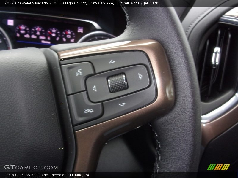 Summit White / Jet Black 2022 Chevrolet Silverado 3500HD High Country Crew Cab 4x4