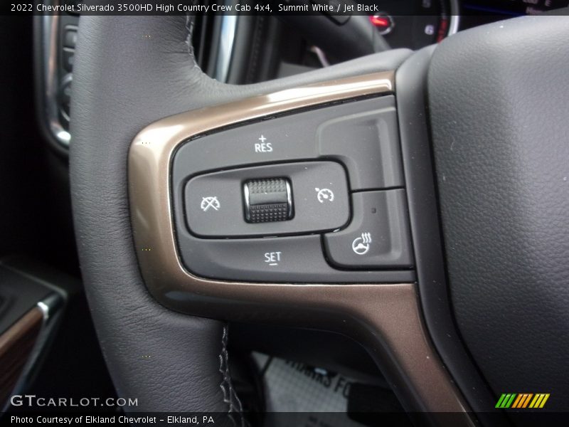Summit White / Jet Black 2022 Chevrolet Silverado 3500HD High Country Crew Cab 4x4