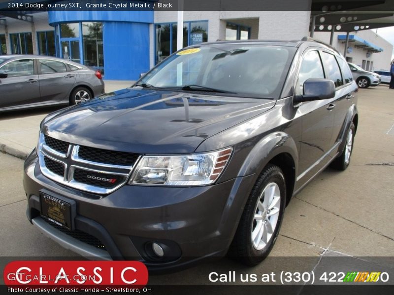 Granite Crystal Metallic / Black 2014 Dodge Journey SXT
