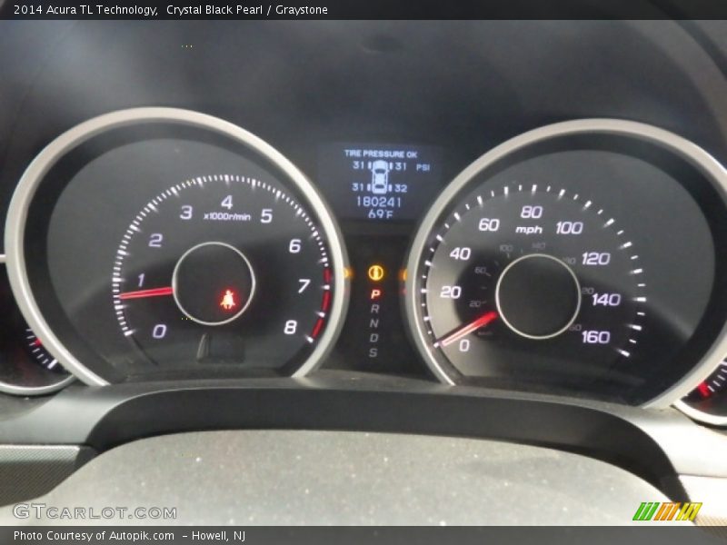 Crystal Black Pearl / Graystone 2014 Acura TL Technology