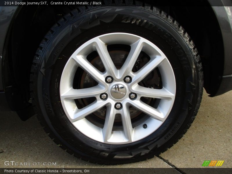 Granite Crystal Metallic / Black 2014 Dodge Journey SXT