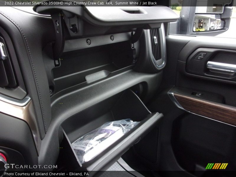 Summit White / Jet Black 2022 Chevrolet Silverado 3500HD High Country Crew Cab 4x4