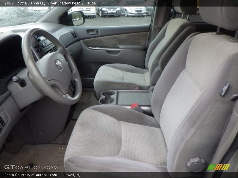 Silver Shadow Pearl / Taupe 2007 Toyota Sienna LE